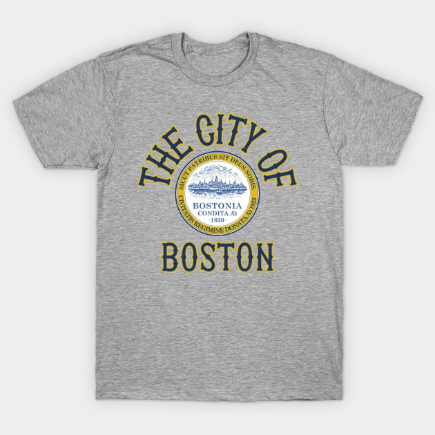 The City of Boston T-Shirt by capognad